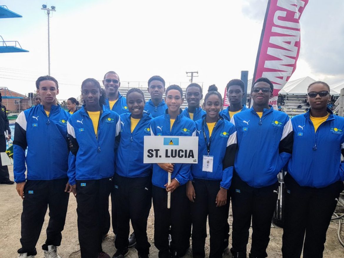 11 to 12 year old dominate St. Lucia Swim Team Medal Count at Carita Swim Championship 2018