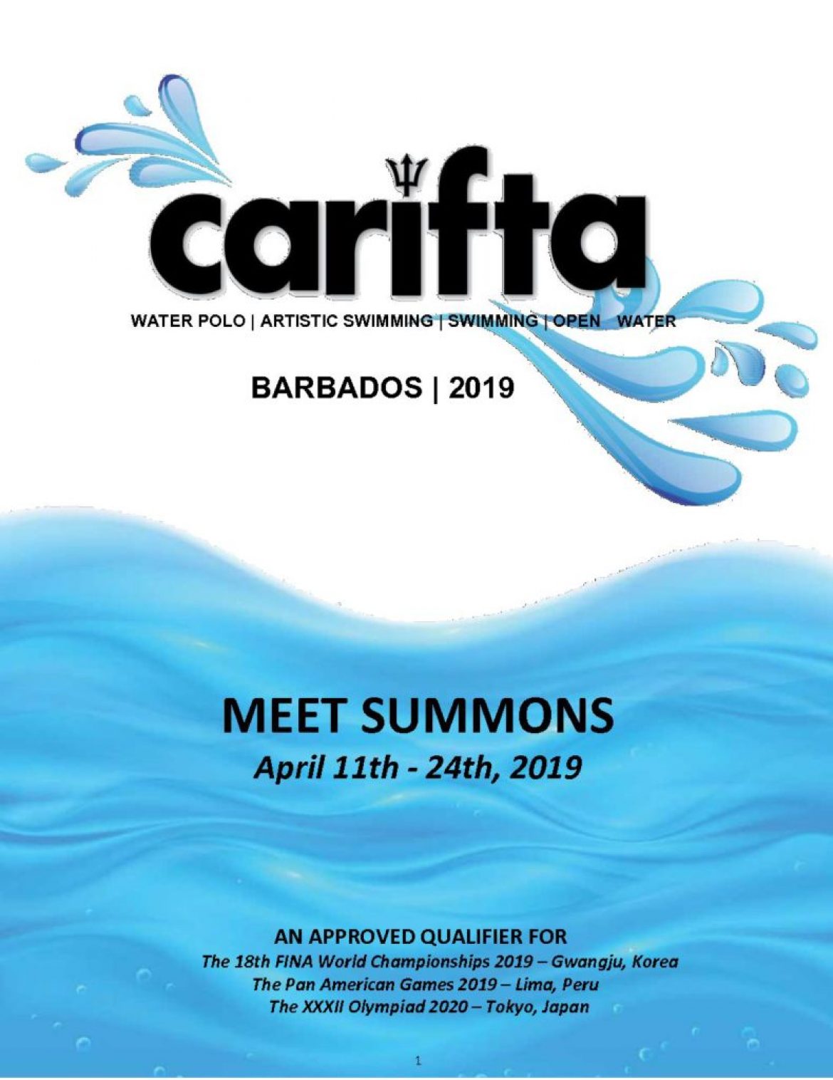 Carifta Summons 2019