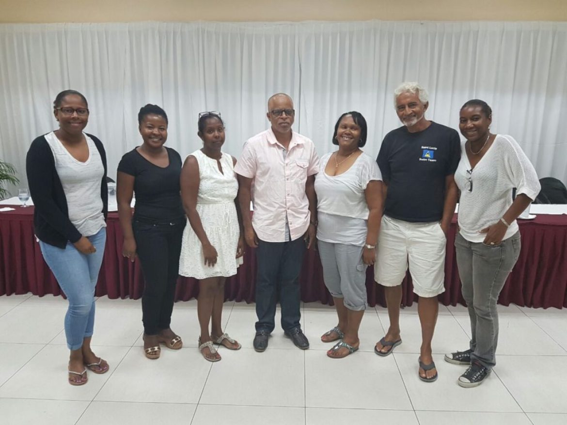 Members of St. Lucia Amateur Swimming Association Select a New Executive