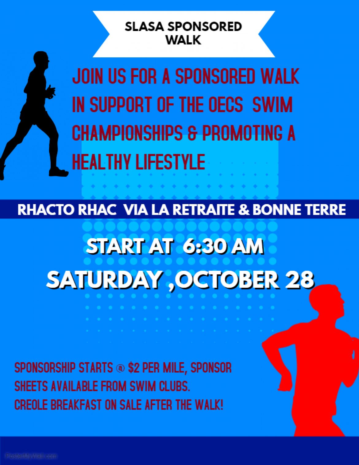 SLASA Fundraising Walk…Come Out to Support