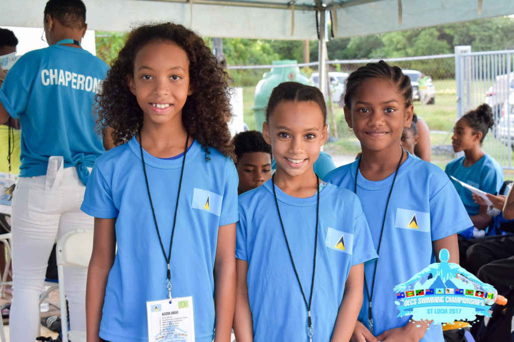 St.Lucia Swim Team Places 2nd at the 27th OECS Swim Championship